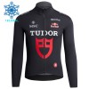 Cykeltøj Langærmet + Bib Cykelbukser Vinter 2026 Tudor Pro Cycling Team Sort