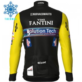 Cykeltrøje Langærmet Vinter 2025 Solution Tech Vini Fantini Sort