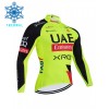 Cykeltrøje Langærmet Vinter 2026 UAE Team Emirates XRG Gul Cykeltrøje Langærmet Vinter 2026 UAE Team Emirates XRG Gul