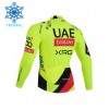 Cykeltrøje Langærmet Vinter 2026 UAE Team Emirates XRG Gul
