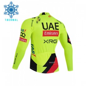 Cykeltrøje Langærmet Vinter 2026 UAE Team Emirates XRG Gul