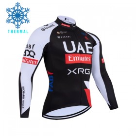Cykeltrøje Langærmet Vinter 2026 UAE Team Emirates XRG Sort
