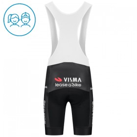 Bib Cykelshorts Børn 2025 Visma Lease A Bike Sort