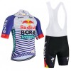 Cykeltøj + Cykelshorts 2026 BORA-Hansgrohe Bull Rød Hvid