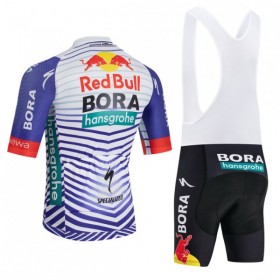 Cykeltøj + Cykelshorts 2026 BORA-Hansgrohe Bull Rød Hvid