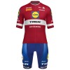Cykeltøj + Cykelshorts 2026 Lidl-Trek Latvian Champion Rød Cykeltøj + Cykelshorts 2026 Lidl-Trek Latvian Champion Rød