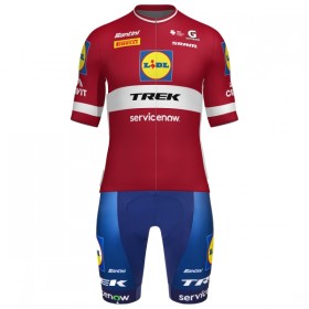 Cykeltøj + Cykelshorts 2026 Lidl-Trek Latvian Champion Rød