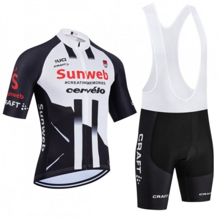 Cykeltøj + Cykelshorts 2026 Sunweb Hvid