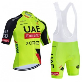 Cykeltøj + Cykelshorts 2026 UAE Team Emirates XRG Gul