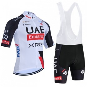 Cykeltøj + Cykelshorts 2026 UAE Team Emirates XRG Hvid