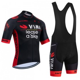 Cykeltøj + Cykelshorts 2026 Visma Lease A Bike Sort
