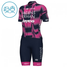Cykeltøj + Cykelshorts Børn 2025 Hagens Berman Jayco Lyserød