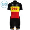 Cykeltøj + Cykelshorts Børn 2025 Lotto Belgisk Mesterskab Rød Cykeltøj + Cykelshorts Børn 2025 Lotto Belgisk Mesterskab Rød