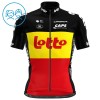 Cykeltøj + Cykelshorts Børn 2025 Lotto Belgisk Mesterskab Rød
