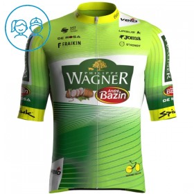 Cykeltøj + Cykelshorts Børn 2025 Wagner Bazin WB Grøn