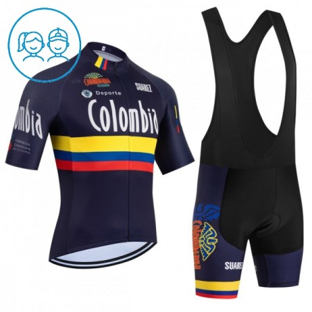 Cykeltøj + Cykelshorts Børn 2026 Colombia Sort