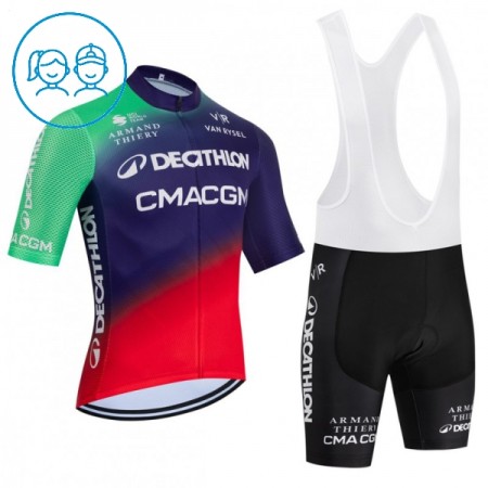 Cykeltøj + Cykelshorts Børn 2026 Decathlon CMA CGM Blå Cykeltøj + Cykelshorts Børn 2026 Decathlon CMA CGM Blå