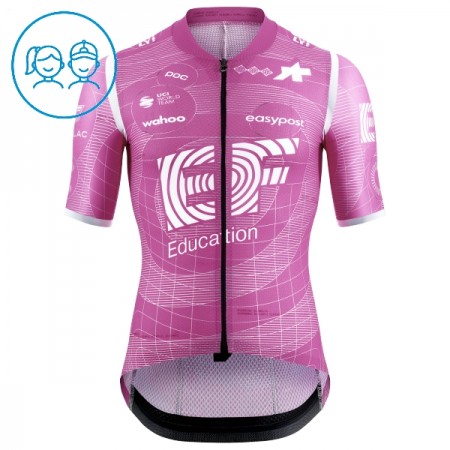 Cykeltøj + Cykelshorts Børn 2026 EF Education Lyserød