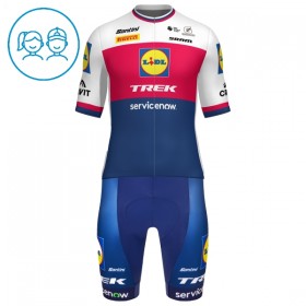 Cykeltøj + Cykelshorts Børn 2026 Lidl-Trek Czech Champion Blå