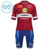 Cykeltøj + Cykelshorts Børn 2026 Lidl-Trek Latvian Champion Rød Cykeltøj + Cykelshorts Børn 2026 Lidl-Trek Latvian Champion Rød