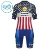 Cykeltøj + Cykelshorts Børn 2026 Lidl-Trek US-American Champion Blå Cykeltøj + Cykelshorts Børn 2026 Lidl-Trek US-American Champion Blå