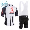 Cykeltøj + Cykelshorts Børn 2026 Sunweb Hvid