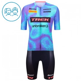 Cykeltøj + Cykelshorts Børn 2026 Trek Factory Racing Blå