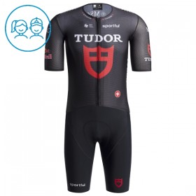 Cykeltøj + Cykelshorts Børn 2026 Tudor Pro Cycling Team Sort