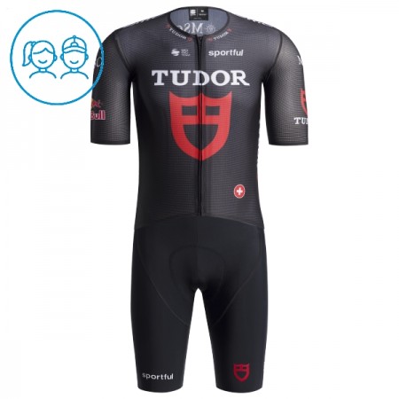 Cykeltøj + Cykelshorts Børn 2026 Tudor Pro Cycling Team Sort