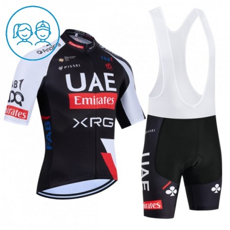 Cykeltøj + Cykelshorts Børn 2026 UAE Team Emirates XRG Sort Cykeltøj + Cykelshorts Børn 2026 UAE Team Emirates XRG Sort