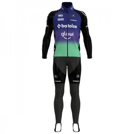 Cykeltøj Langærmet + Bib Cykelbukser 2025 Baloise Glowi Lions Grøn Cykeltøj Langærmet + Bib Cykelbukser 2025 Baloise Glowi Lions Grøn