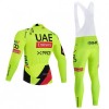 Cykeltøj Langærmet + Bib Cykelbukser 2026 UAE Team Emirates XRG Gul