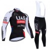 Cykeltøj Langærmet + Bib Cykelbukser 2026 UAE Team Emirates XRG Sort Cykeltøj Langærmet + Bib Cykelbukser 2026 UAE Team Emirates XRG Sort