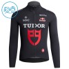 Cykeltøj Langærmet + Bib Cykelbukser Børn 2026 Tudor Pro Cycling Team Sort