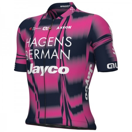 Cykeltrøje 2025 Hagens Berman Jayco Lyserød Cykeltrøje 2025 Hagens Berman Jayco Lyserød