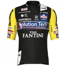 Cykeltrøje 2025 Solution Tech Vini Fantini Sort