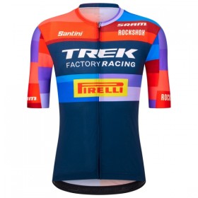 Cykeltrøje 2025 Trek Factory Racing Blå