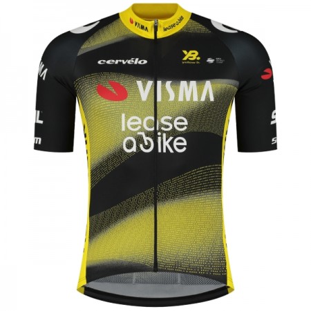 Cykeltrøje 2025 Visma Lease A Bike Sort Cykeltrøje 2025 Visma Lease A Bike Sort