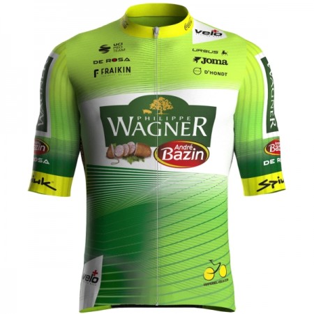 Cykeltrøje 2025 Wagner Bazin WB Grøn Cykeltrøje 2025 Wagner Bazin WB Grøn