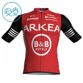 Cykeltrøje Børn 2025 Arkea-B B Hotels Rød