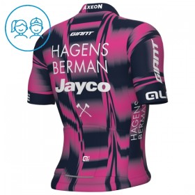 Cykeltrøje Børn 2025 Hagens Berman Jayco Lyserød