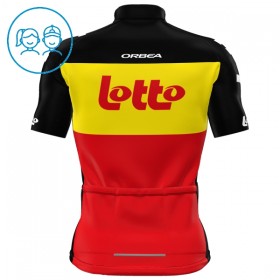 Cykeltrøje Børn 2025 Lotto Belgisk Mesterskab Rød
