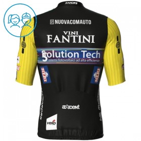 Cykeltrøje Børn 2025 Solution Tech Vini Fantini Sort