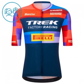 Cykeltrøje Børn 2025 Trek Factory Racing Blå