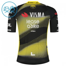 Cykeltrøje Børn 2025 Visma Lease A Bike Sort