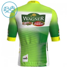 Cykeltrøje Børn 2025 Wagner Bazin WB Grøn