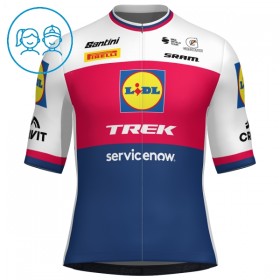 Cykeltrøje Børn 2026 Lidl-Trek Czech Champion Blå