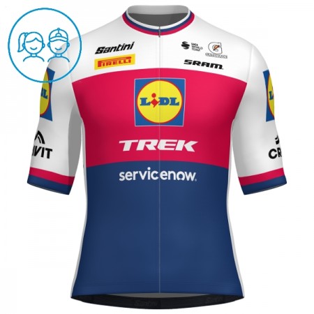 Cykeltrøje Børn 2026 Lidl-Trek Czech Champion Blå
