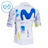 Cykeltrøje Børn 2026 Movistar Team Hvid