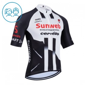 Cykeltrøje Børn 2026 Sunweb Hvid